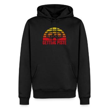 Fun Après Ski Skiers Snowboarding Ski Holiday - Men’s Premium Organic Hoodie - black - Front - Nico (187cm)