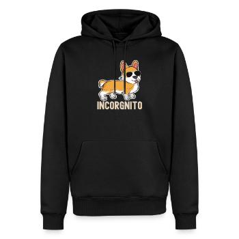 Drôle Incorgnito Gallois Corgi Propriétaire Chien Amant Corgi - Sweat à capuche Premium bio Homme - noir - Devant - Nico (187cm)