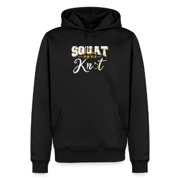 Workout Squat Bride Wedding Prep Cool Fitness Love - Männer Premium Bio Hoodie - Schwarz - Vorne - Nico (187cm)