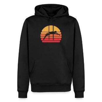 Diving Divers - Men’s Premium Organic Hoodie - black - Front - Nico (187cm)