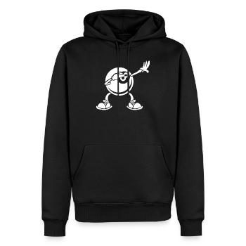 Billard de billard de billard de billard de piscine - Sweat à capuche Premium bio Homme - noir - Devant - Nico (187cm)