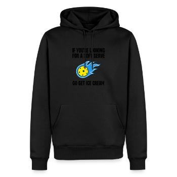 Si vous êtes à la recherche d’une portion molle, allez chercher Ice Crea - Sweat à capuche Premium bio Homme - noir - Devant - Nico (187cm)