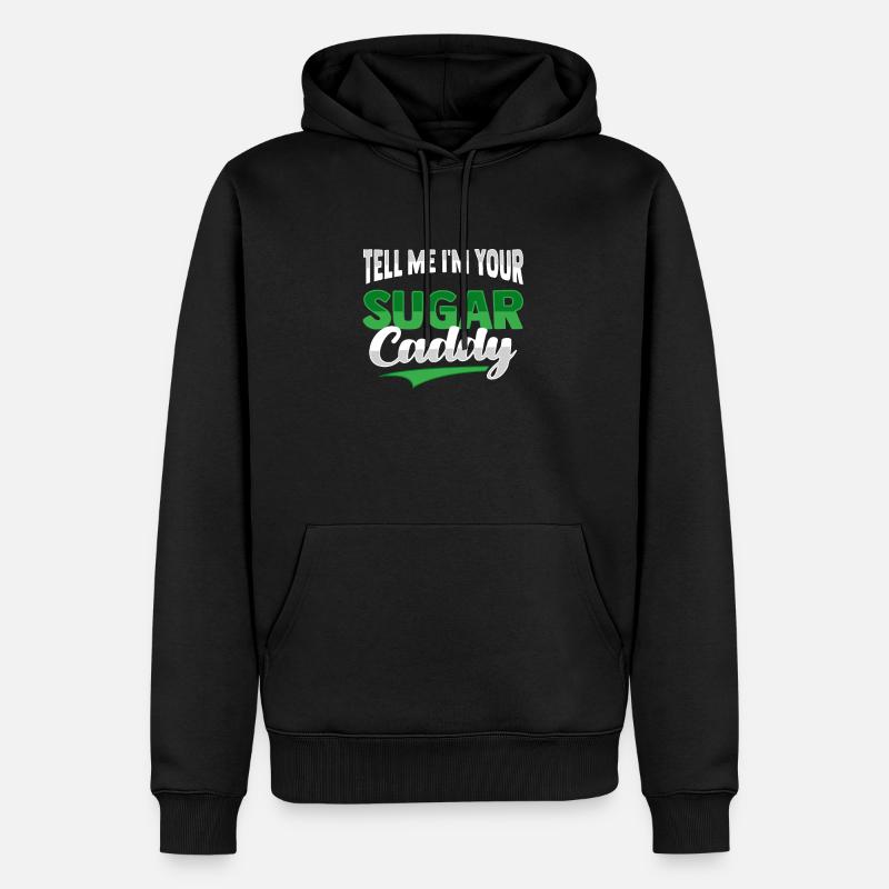 Golf Caddy - Männer Premium Bio Hoodie - Schwarz