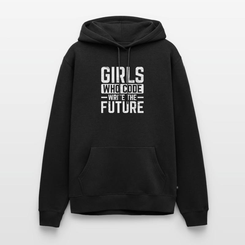 Girl Coder Write The Future Software Programmer Co Men’s Premium Organic Hoodie