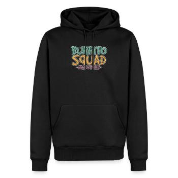 Funny NICU Nurse ICU Neonatal Nursing Burrito Squa - Männer Premium Bio Hoodie - Schwarz - Vorne - Nico (187cm)