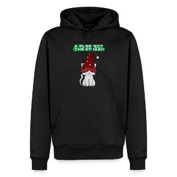 Christmas Tree Approaching - Men’s Premium Organic Hoodie - black - Front - Nico (187cm)