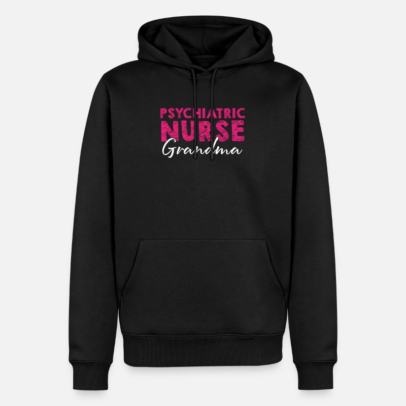 Krankenschwester - Männer Premium Bio Hoodie - Schwarz