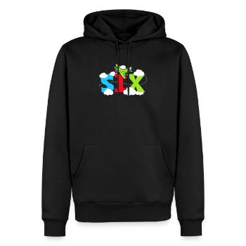 Airplane birthday 3 years old for a 6 year old - Men’s Premium Organic Hoodie - black - Front - Nico (187cm)