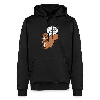 Lebe Lache Lass Mich In Ruhe - Männer Premium Bio Hoodie - Schwarz - Vorne - Nico (187cm)