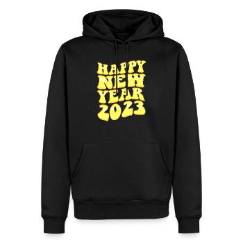 2023 Year of the Rabbit - 2023 Countdown Party Fir - Men’s Premium Organic Hoodie - black - Front - Nico (187cm)