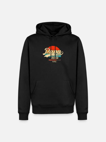 Papa Loading 2023 - Men’s Premium Organic Hoodie - black