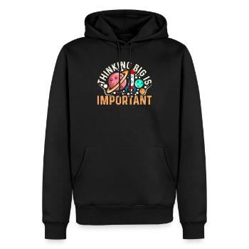 Space Travel Planets - Aerospace Spaceship Space R - Männer Premium Bio Hoodie - Schwarz - Vorne - Nico (187cm)