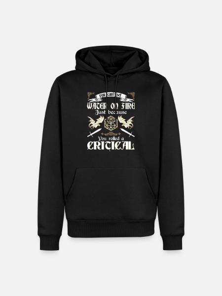 RPG rpg tabletop roleplaying games gamer role-play - Herre Premium økologisk hoodie - sort