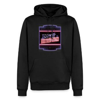 beach bubaprints under the tree dinosaur gift - Men’s Premium Organic Hoodie - black - Front - Nico (187cm)