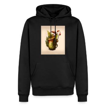 Carnivorous Plants House Plant Graphic Bug Eating - Männer Premium Bio Hoodie - Schwarz - Vorne - Nico (187cm)