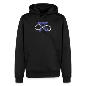 Drôle Pi Day Infinity Symbol Math Nerd Geek - Sweat à capuche Premium bio Homme - noir - Devant - Nico (187cm)