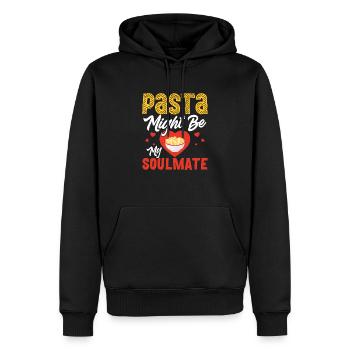 Pasta Might Be My Soulmate Pasta Lover Italian Foo - Männer Premium Bio Hoodie - Schwarz - Vorne - Nico (187cm)