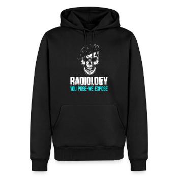 Radiology You Pose We Expose Radiology X-Ray Rad T - Männer Premium Bio Hoodie - Schwarz - Vorne - Nico (187cm)