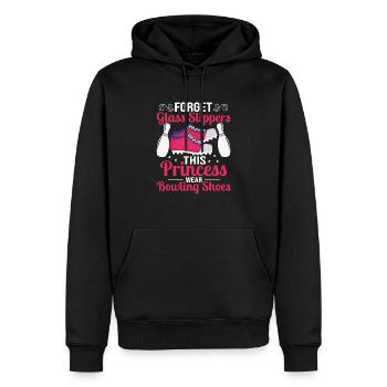 Forget Glass Slippers This Princess Wear Bowling S - Männer Premium Bio Hoodie - Schwarz - Vorne - Nico (187cm)