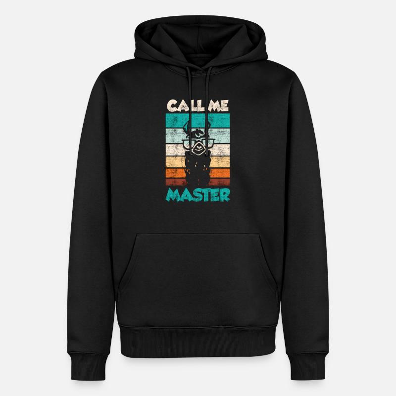 Appelez-moi Master 2023 - Sweat à capuche Premium bio Homme - noir