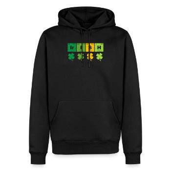 Lustige St. Patricks Day Wissenschaft Lehrer Irish - Männer Premium Bio Hoodie - Schwarz - Vorne - Nico (187cm)