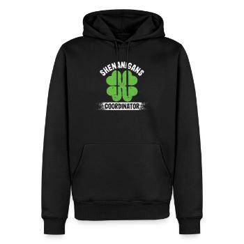 Lustige Lehrer St. Patrick's Day Irische Spielerei - Männer Premium Bio Hoodie - Schwarz - Vorne - Nico (187cm)