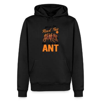 Fourmis Fourmilière Fourmilières Fourmis de feu - Sweat à capuche Premium bio Homme - noir - Devant - Nico (187cm)