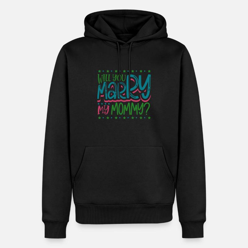 Veux-tu épouser ma mère - Sweat à capuche Premium bio Homme - noir