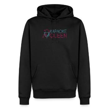 Karaoke Singer 80s Retro Karaoke - Männer Premium Bio Hoodie - Schwarz - Vorne - Nico (187cm)