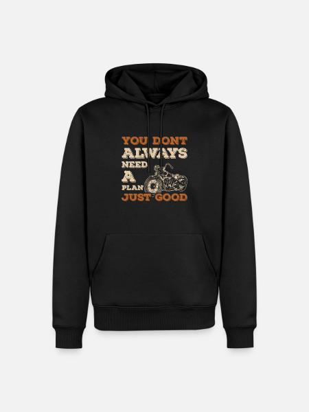 Super cool Biker Design - Men’s Premium Organic Hoodie - black