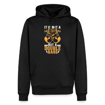 Double Bass Player - It Is Not A Cello But A Doubl - Men’s Premium Organic Hoodie - black - Front - Nico (187cm)