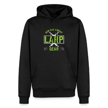 Fantasy role-playing games Larp Larping - Men’s Premium Organic Hoodie - black - Front - Nico (187cm)