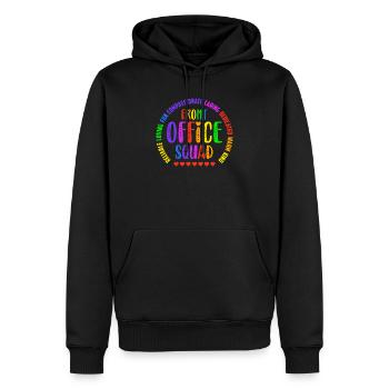 Cute School Secretary Admin Appreciation Office - Men’s Premium Organic Hoodie - black - Front - Nico (187cm)