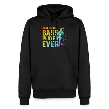 Best Double Bass Player Ever - Contrabass Double B - Männer Premium Bio Hoodie - Schwarz - Vorne - Nico (187cm)