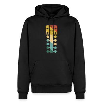 Drag Racing Race Car Retro Vintage - Männer Premium Bio Hoodie - Schwarz - Vorne - Nico (187cm)