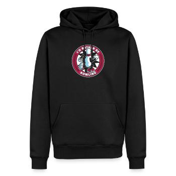 Bowling Bowler Pin Ball Bowling Ball - Männer Premium Bio Hoodie - Schwarz - Vorne - Nico (187cm)