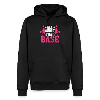 Tout sur ce design de cheerleading de base, encouragez - Sweat à capuche Premium bio Homme - noir - Devant - Nico (187cm)