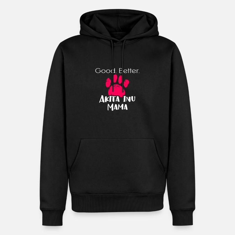 Akita Inu - Sweat à capuche Premium bio Homme - noir