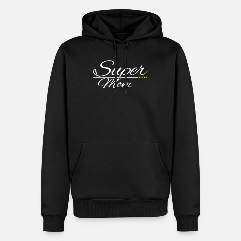 Mama Mom of Geschenkidee Muttertag - Männer Premium Bio Hoodie - Schwarz
