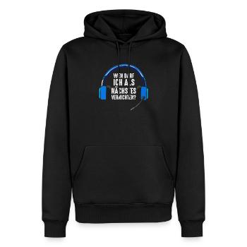 Wen Darf Ich Als Nächstes Vernichten Gaming - Männer Premium Bio Hoodie - Schwarz - Vorne - Nico (187cm)