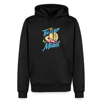 Art Teacher Do It For The Monet Artist Education - Männer Premium Bio Hoodie - Schwarz - Vorne - Nico (187cm)