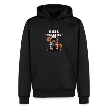 CONQUÉRIR L’ESPACE pour l’Enfer - Sweat à capuche Premium bio Homme - noir - Devant - Nico (187cm)