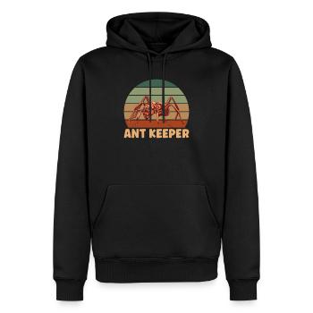 Ant Keeper - Männer Premium Bio Hoodie - Schwarz - Vorne - Nico (187cm)