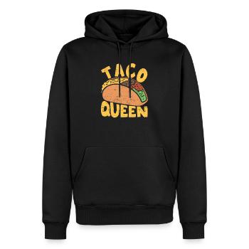 Taco Queen Femmes Filles Tacos mexicains - Sweat à capuche Premium bio Homme - noir - Devant - Nico (187cm)