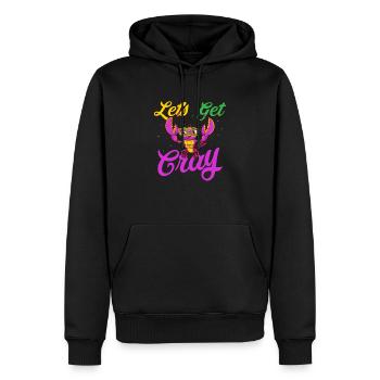 Let's Get Cray Mardi Gras Parade - Männer Premium Bio Hoodie - Schwarz - Vorne - Nico (187cm)