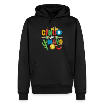 Cinco De Mayo Mexikanisches Essen Fiesta Party - Männer Premium Bio Hoodie - Schwarz - Vorne - Nico (187cm)