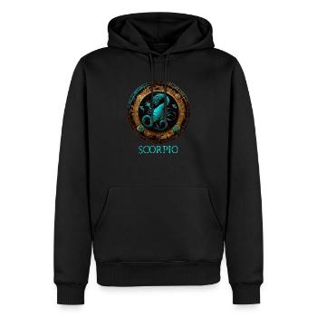 Embrassez votre identité de Scorpion: Scorpio Pride Zodia - Sweat à capuche Premium bio Homme - noir - Devant - Nico (187cm)