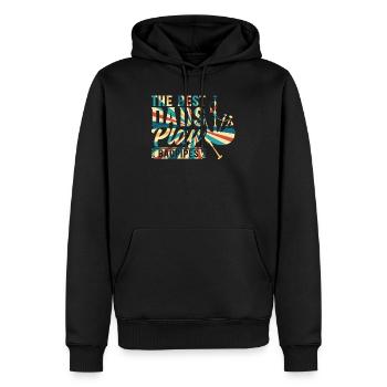 Bagpipe Musician - The Best Dads Play Bagpipes - Men’s Premium Organic Hoodie - black - Front - Nico (187cm)