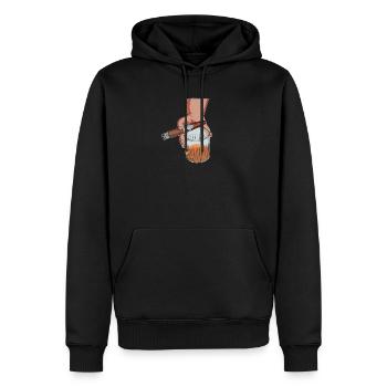 Whisky Whiskey - Männer Premium Bio Hoodie - Schwarz - Vorne - Nico (187cm)