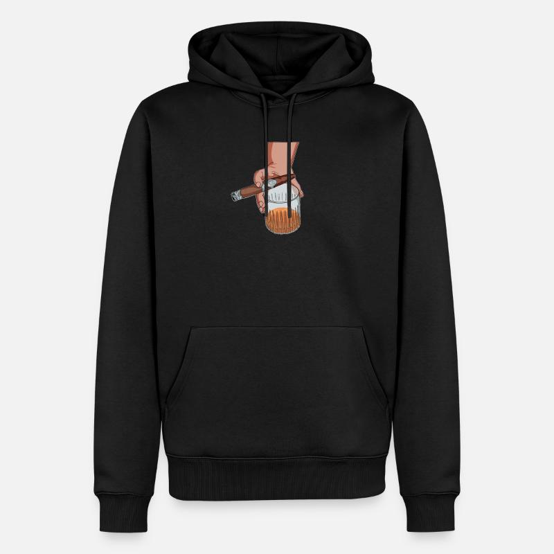 Whisky Whiskey - Sweat à capuche Premium bio Homme - noir